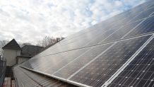 Installierte Photovoltaik-Anlagen auf dem Dach