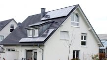 Solaranlagen auf einem Neubau